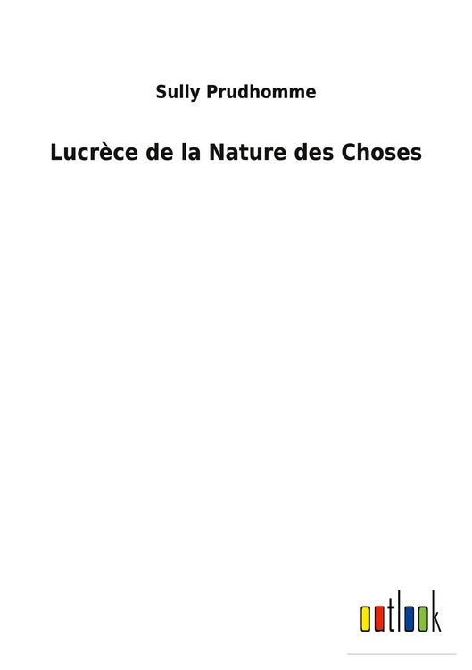 Produktbild: Lucr&egrave;ce de la Nature des Choses