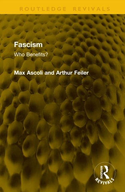 Produktbild: Feiler, A: Fascism