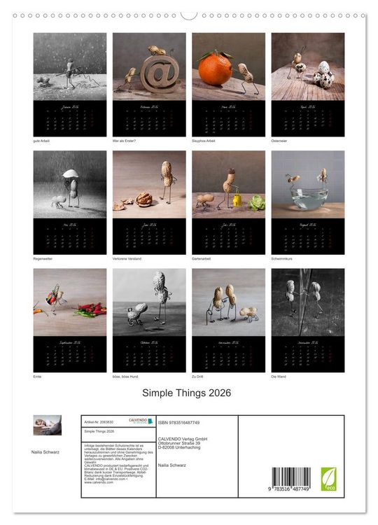 Produktbild: Simple Things 2026 (hochwertiger Premium Wandkalender 2026 DIN A2 hoch), Kunstdruck in Hochglanz