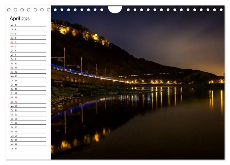 Produktbild: S&auml;chsische Schweiz &ndash; Impressionen (Wandkalender 2026 DIN A4 quer), CALVENDO Monatskalender