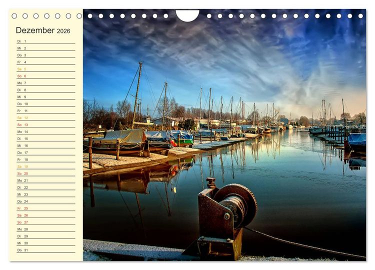 Produktbild: Friesland, verzauberte Landschaft an der Nordsee (Wandkalender 2026 DIN A4 quer), CALVENDO Monatskalender