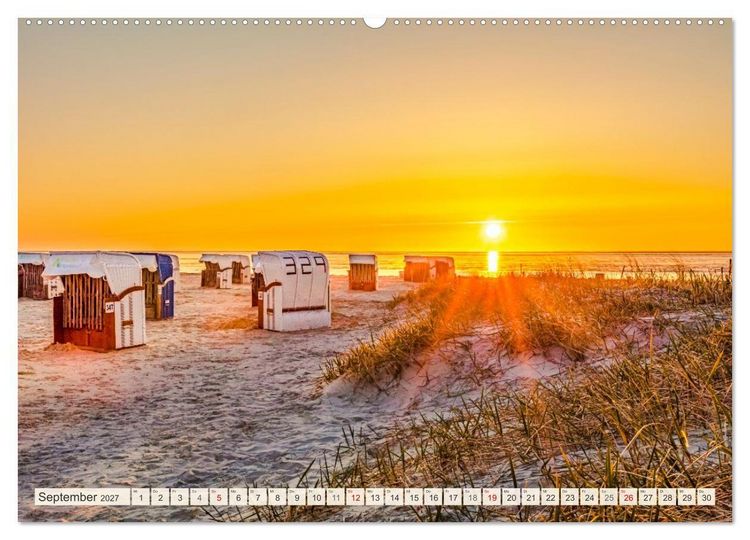 Produktbild: Mein Urlaub am Meer (Wandkalender 2027 DIN A2 quer), CALVENDO Monatskalender
