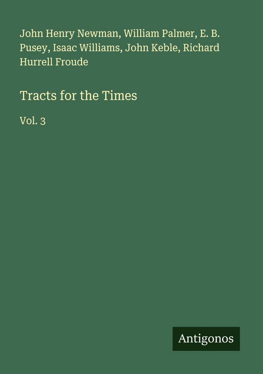 Produktbild: Tracts for the Times