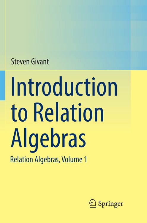 Produktbild: Introduction to Relation Algebras
