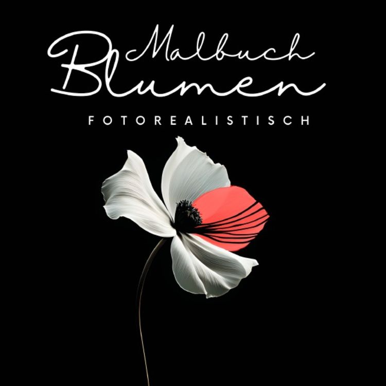 Produktbild: Malbuch Blumen Fotorealistisch