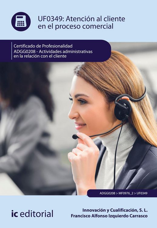 Produktbild: Atenci&oacute;n al cliente en el proceso comercial. ADGG0208