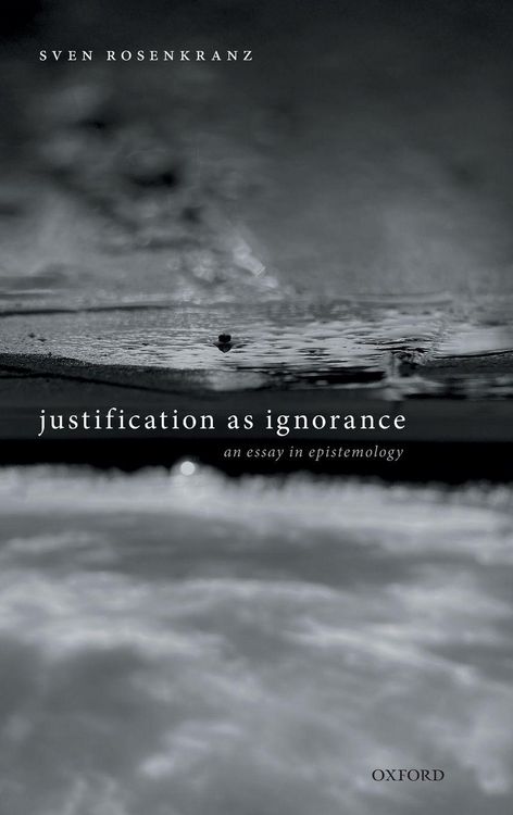 Produktbild: JUSTIFICATION AS IGNORANCE C
