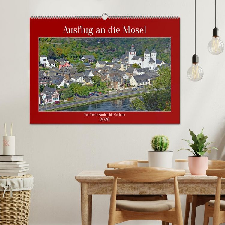 Produktbild: Ausflug an die Mosel (Wandkalender 2026 DIN A2 quer), CALVENDO Monatskalender