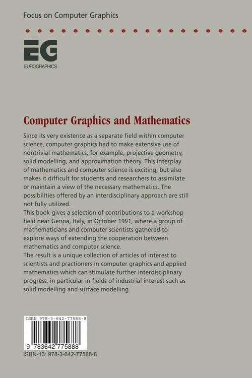 Produktbild: Computer Graphics and Mathematics