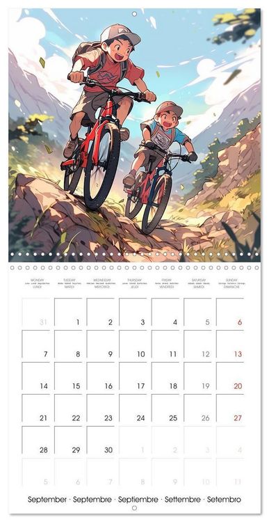 Produktbild: Manga - Time (Wall Calendar 2026 12 &times; 12 Inch) CALVENDO 12 Month Wall Calendar