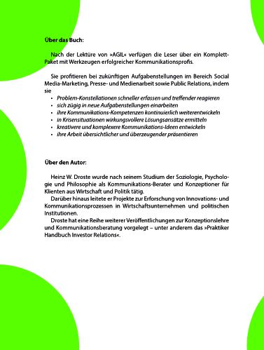 Produktbild: AGIL &ndash; Kommunikation als kreativer Prozess