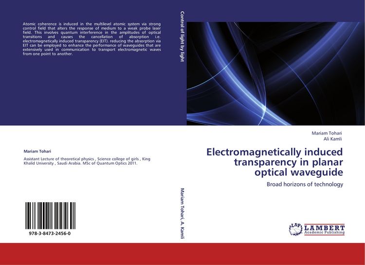 Produktbild: Electromagnetically induced transparency in planar optical waveguide