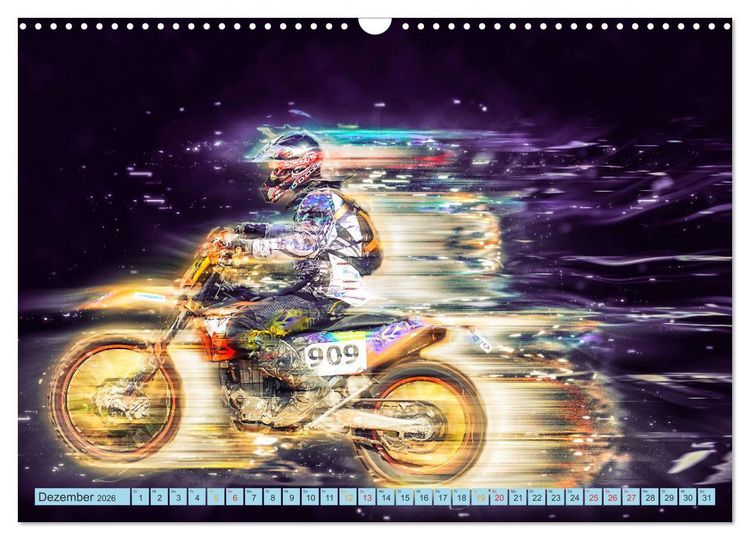 Produktbild: Motocross - extrem cool (Wandkalender 2026 DIN A3 quer), CALVENDO Monatskalender