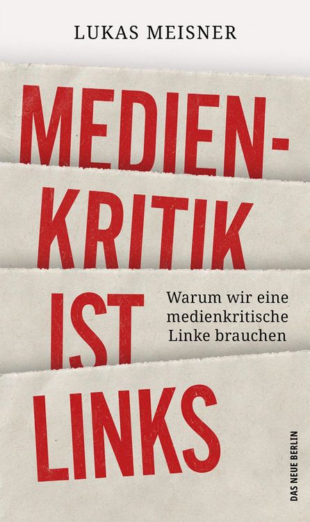 Produktbild: Medienkritik ist links