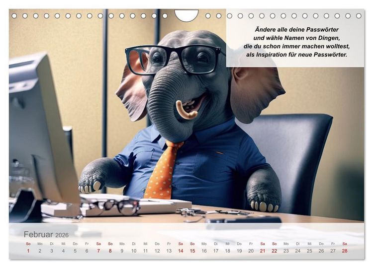 Produktbild: Endlich erfolgreich geschieden (Wandkalender 2026 DIN A4 quer), CALVENDO Monatskalender