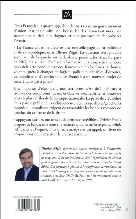 Produktbild: Pour un Gouvernement D'Union Nationale