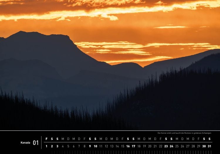 Produktbild: Kanada Premiumkalender 2027