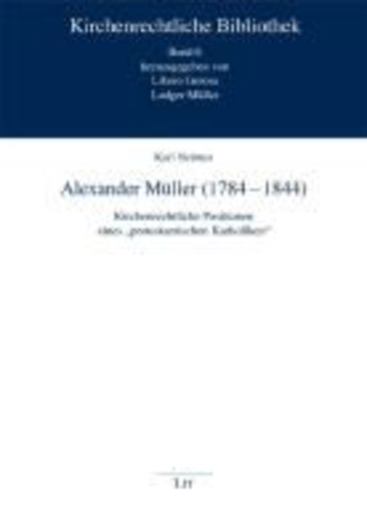 Produktbild: Alexander M&uuml;ller (1784-1844)