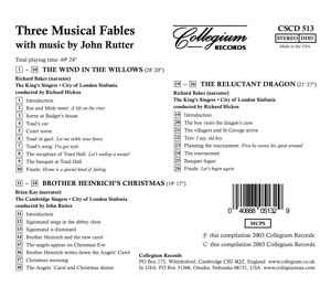 Produktbild: Rutter, J: Three Musical Fables/CD