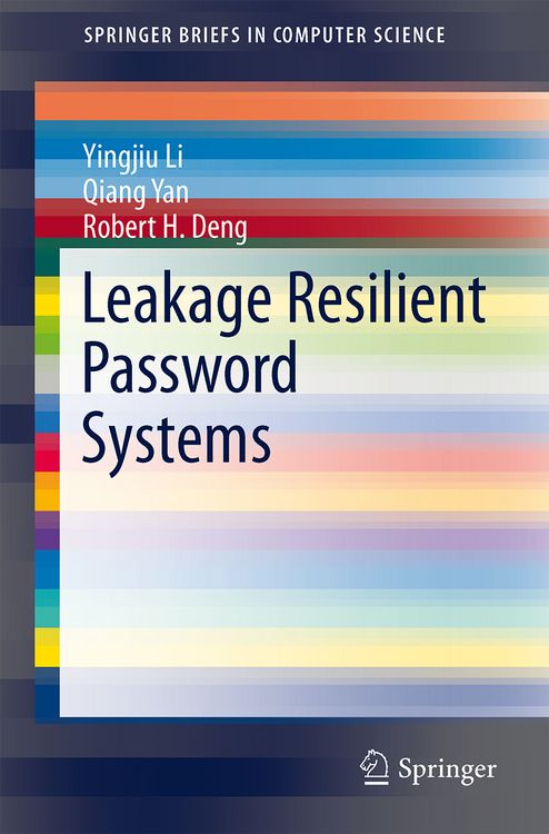 Produktbild: Leakage Resilient Password Systems