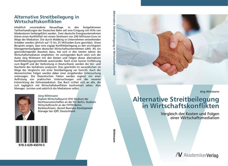 Produktbild: Alternative Streitbeilegung in Wirtschaftskonflikten