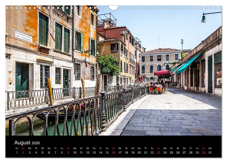 Produktbild: Venedig (Wandkalender 2026 DIN A3 quer), CALVENDO Monatskalender