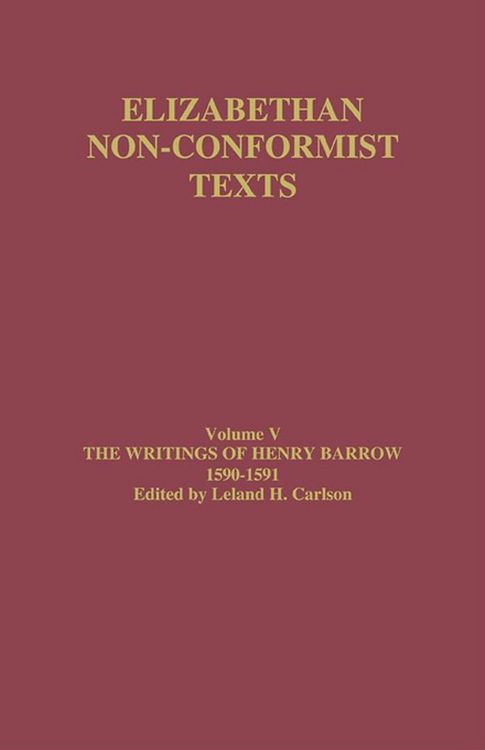 Produktbild: The Writings of Henry Barrow, 1590-91
