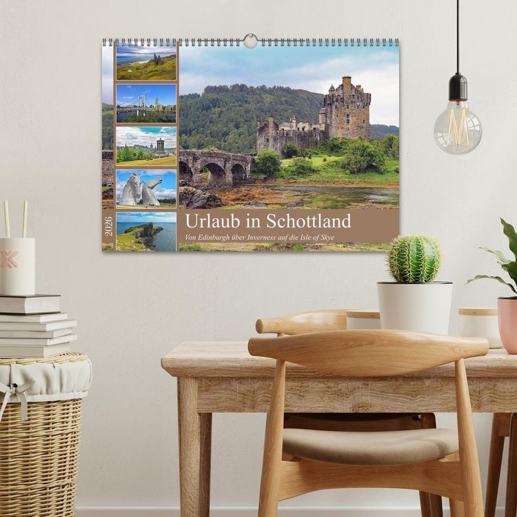 Produktbild: Urlaub in Schottland (Wandkalender 2026 DIN A3 quer), CALVENDO Monatskalender