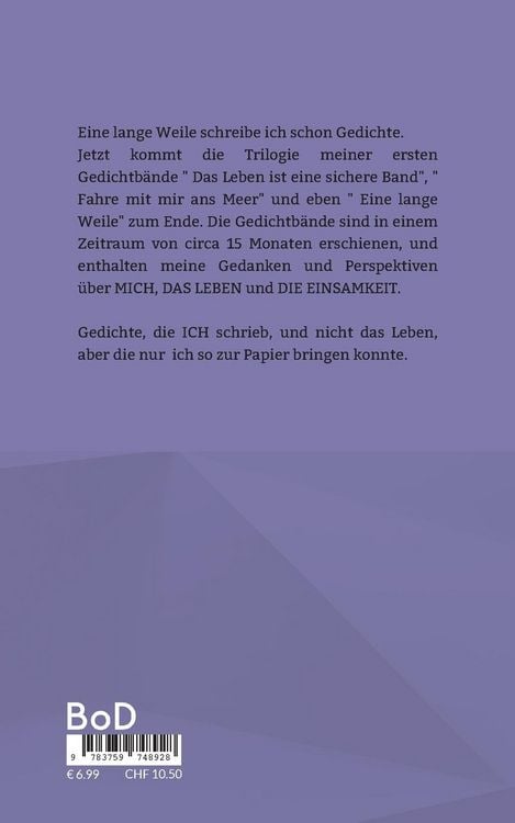 Produktbild: Eine lange Weile