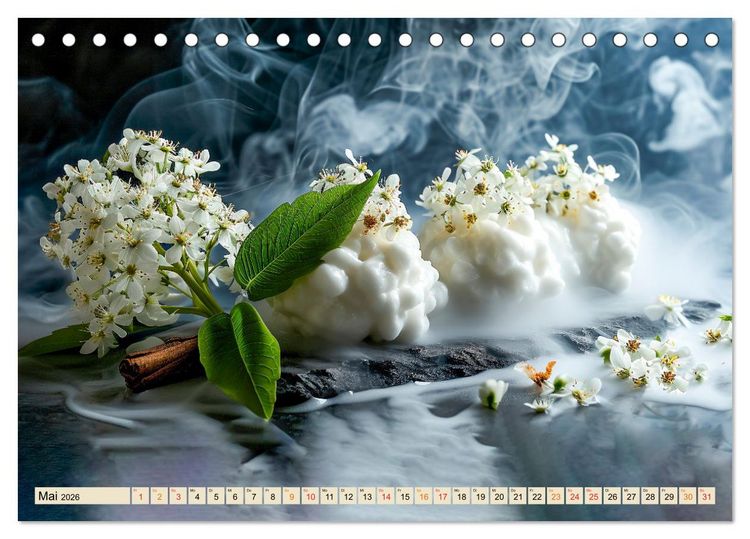 Produktbild: Molekulare K&uuml;che f&uuml;r Gourmets - Genuss erleben (Tischkalender 2026 DIN A5 quer), CALVENDO Monatskalender