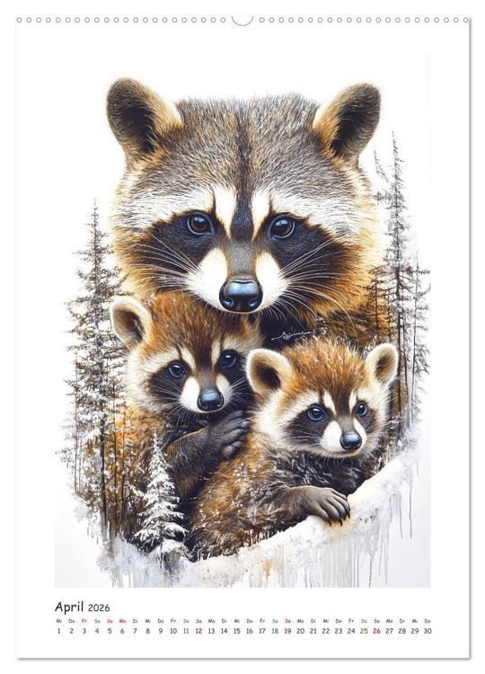 Produktbild: Wild und vertraut (hochwertiger Premium Wandkalender 2026 DIN A2 hoch), Kunstdruck in Hochglanz
