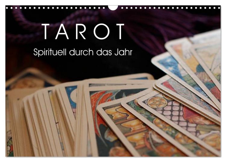Produktbild: Tarot. Spirituell durch das Jahr (Wandkalender 2026 DIN A3 quer), CALVENDO Monatskalender