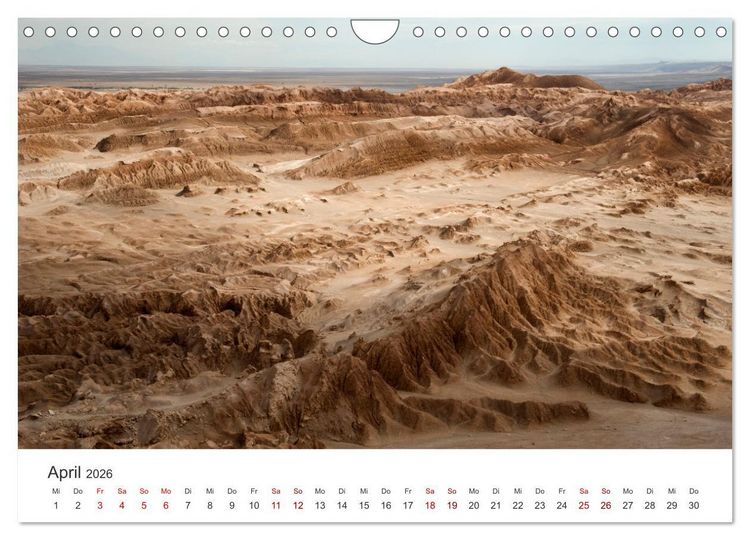 Produktbild: Die Farben der Anden - Argentinien und Chile (Wandkalender 2026 DIN A4 quer), CALVENDO Monatskalender