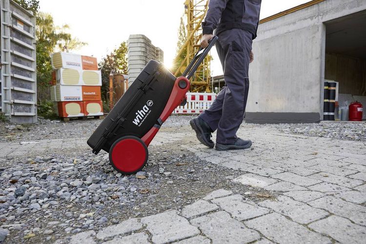 Produktbild: Wiha 44128 Elektriker, Handwerker, Profi, VDE Werkzeugkoffer best&uuml;ckt 104teilig (L x B x H) 680 x 497 x 336 mm