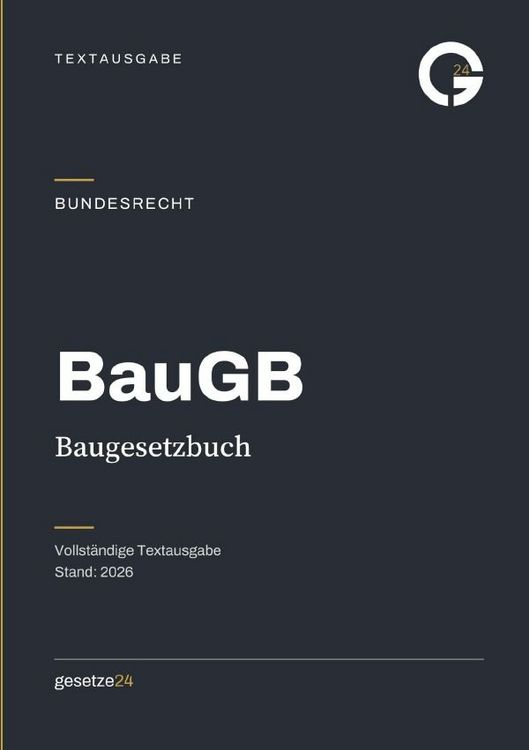 Produktbild: BauGB &ndash; Baugesetzbuch