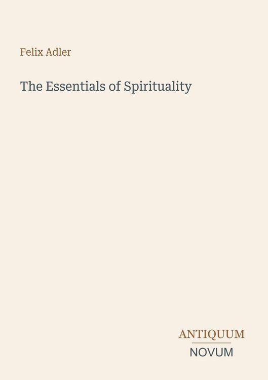 Produktbild: The Essentials of Spirituality