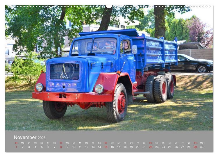 Produktbild: Oldtimer - L K W (Wandkalender 2026 DIN A2 quer), CALVENDO Monatskalender