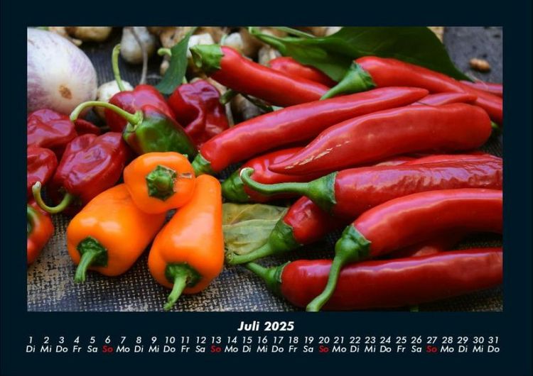 Produktbild: Gem&uuml;sekalender 2025 Fotokalender DIN A4