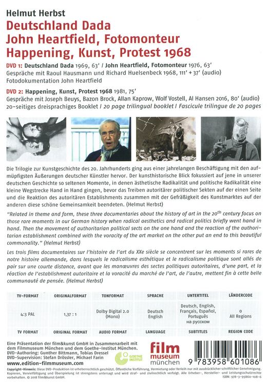 Produktbild: Deutschland Dada / John Heartfield, Fotomonteur / Happening, Kunst, Protest 1968