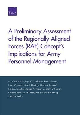 Produktbild: A Preliminary Assessment of the Regionally Aligned Forces (Raf) Concept's Implications for Army Personnel Management