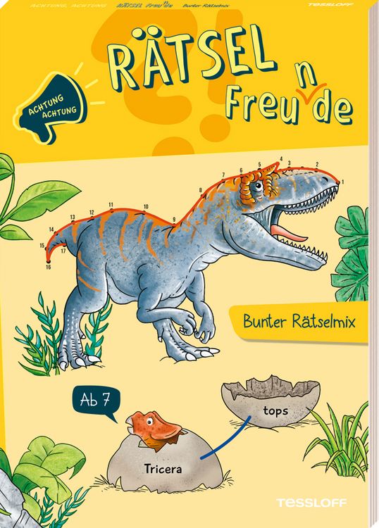 Produktbild: Achtung Achtung R&auml;tselfreu(n)de. Bunter R&auml;tselmix