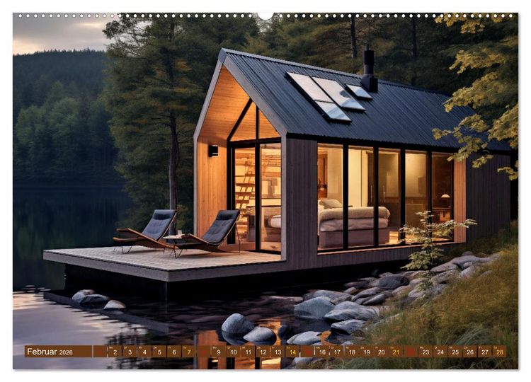 Produktbild: Tiny Houses - wohnen auf kleinstem Raum (Wandkalender 2026 DIN A2 quer), CALVENDO Monatskalender