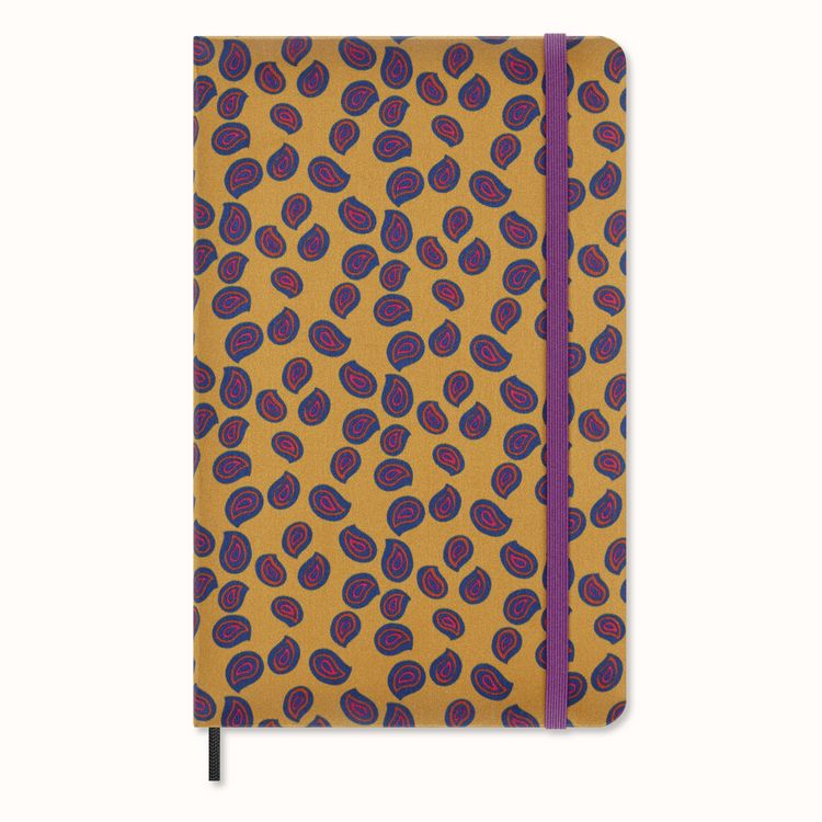 Produktbild: Moleskine Silk Notizb. A5 liniert Geb gelb mit Geschenkbox