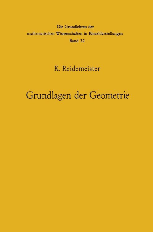 Produktbild: Vorlesungen &uuml;ber Grundlagen der Geometrie