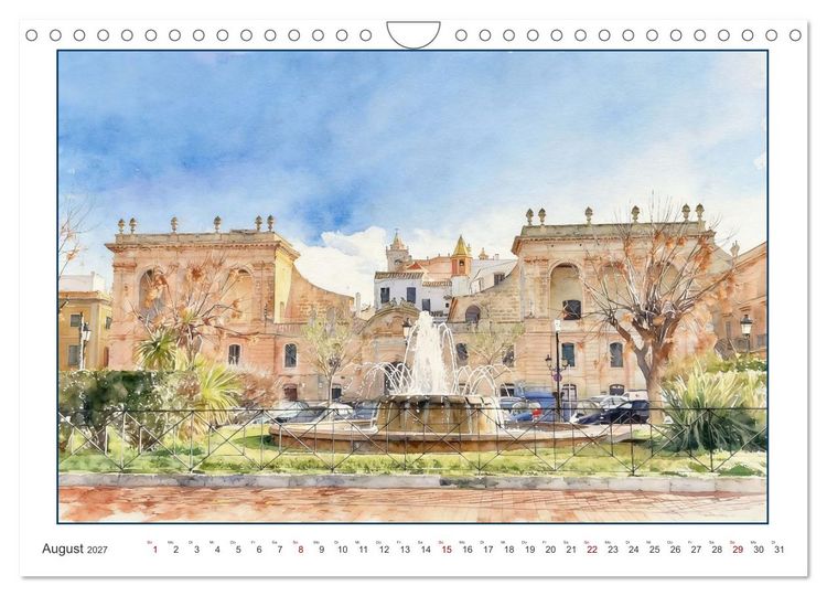 Produktbild: Beschauliches Menorca (Wandkalender 2027 DIN A4 quer), CALVENDO Monatskalender