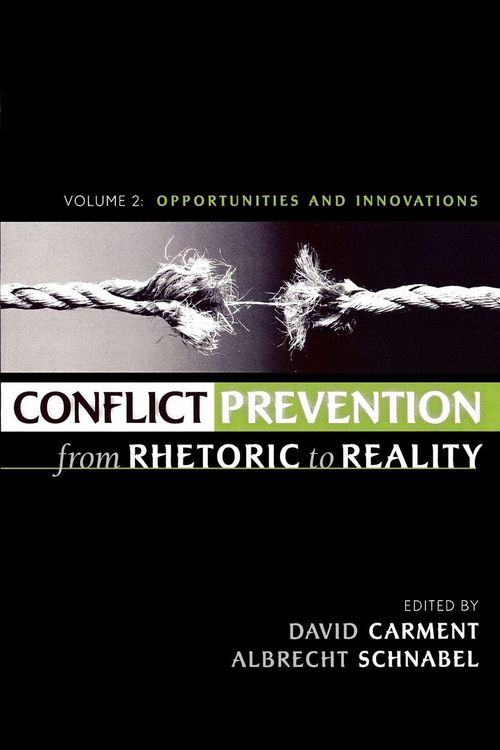 Produktbild: Conflict Prevention from Rhetoric to Reality
