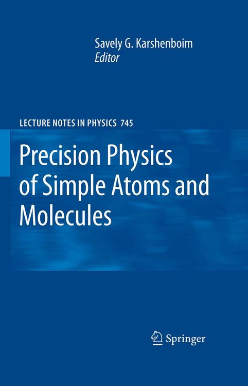 Produktbild: Precision Physics of Simple Atoms and Molecules