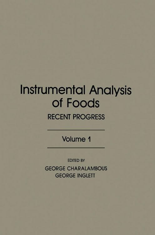 Produktbild: Instrumental Analysis of Foods V1