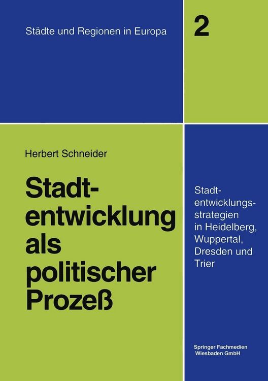 Produktbild: Stadtentwicklung als politischer Proze&szlig;