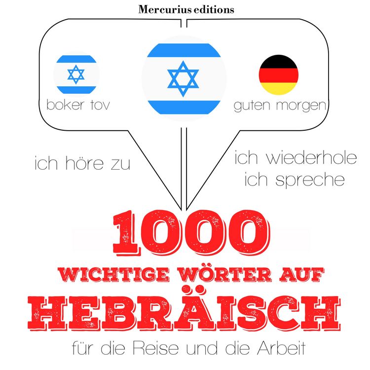 Produktbild: 1000 wichtige W&ouml;rter auf Hebr&auml;isch f&uuml;r die Reise und die Arbeit